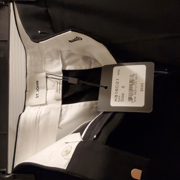 St. John NWT wool blend trousers dress pants - Picture 3 of 7